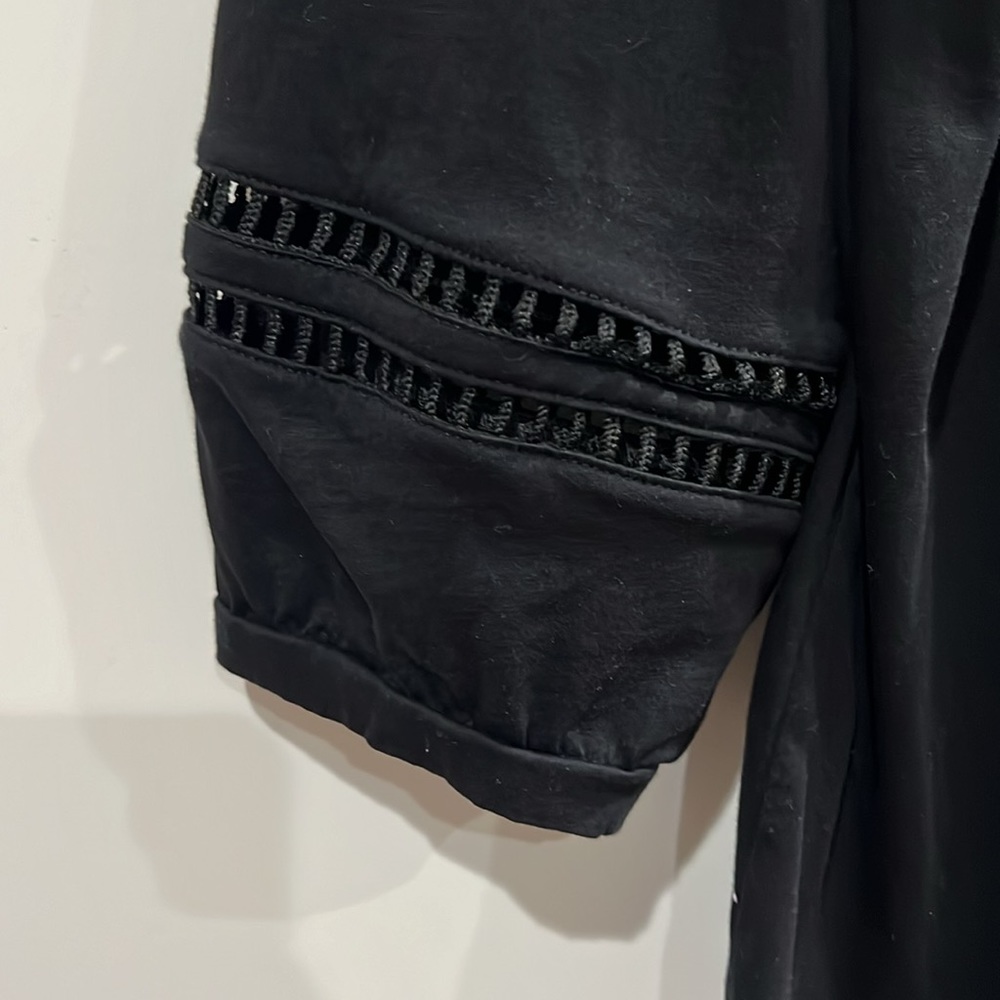 Calvin Klein Cutout Square-Neck Cotton Top - Picture 3 of 5